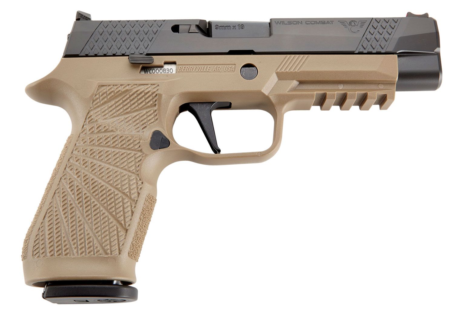 Handguns Wilson Combat 4.70" 9mm WILS SIG-WCP320F-9TATC P320 9MM TAN TUNE CURVE TRG • Model: 4.70"